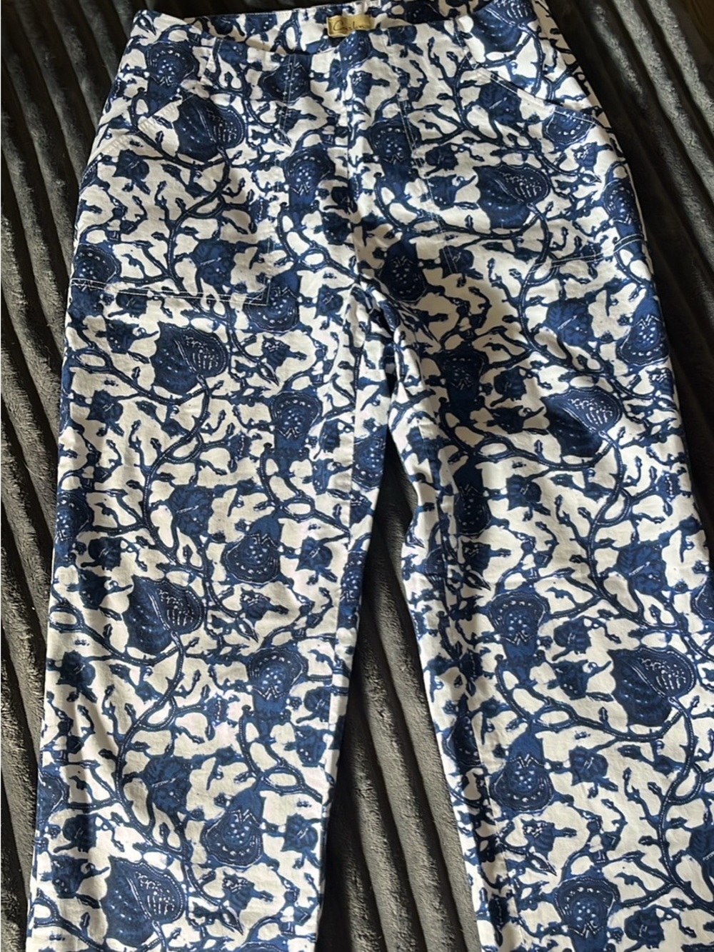 Caslon Navy and White Floral Print Leggings for Kids